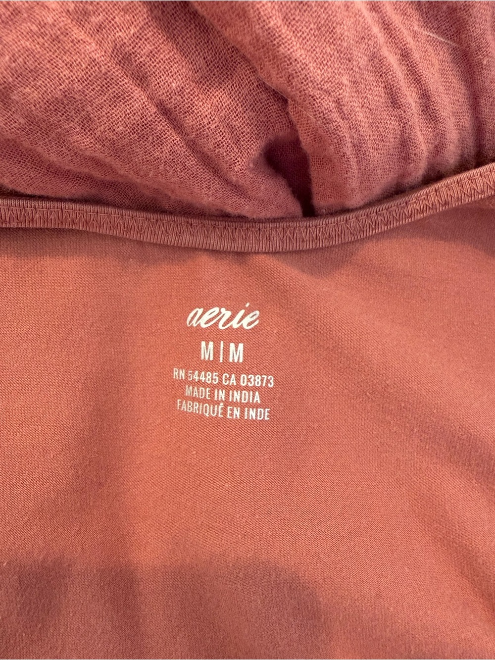 Aerie Dusty Rose Midi Maxi Dress Size Medium Boho Gauze Cotton Sleeveless - Picture 4 of 6